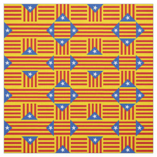Tecido Calalonia e Bandeira Catalã, viagem/esportes