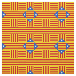 Tecido Calalonia e Bandeira Catalã, viagem/esportes v3