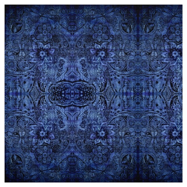 Tecido Caleidoscópio do Doodle da natureza (Modelo)