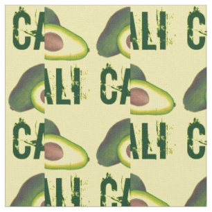 Tecido California Cali Avocado Avocadoes Comida de Saúde