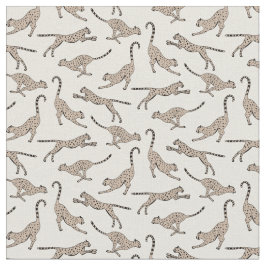 Tecido Calming cheetah leopard neutral warm beige cream