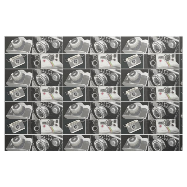 Tecido Câmeras das câmeras das câmeras (Fat Quarter)