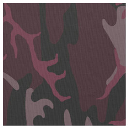 Tecido Camo Vermelho Escuro