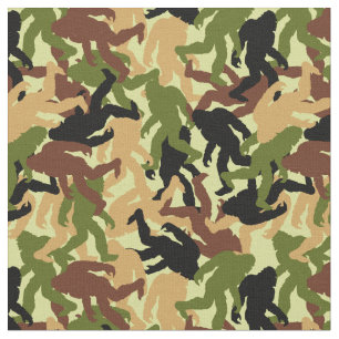 Tecido Camouflage Bigfoot Sasquatch Camo Padrão