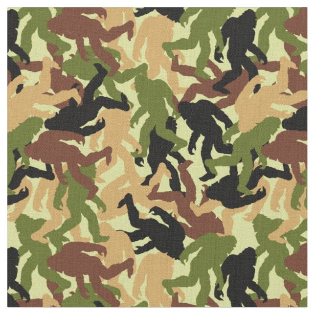 Tecido Camouflage Bigfoot Sasquatch Camo Padrão (Detalhe)