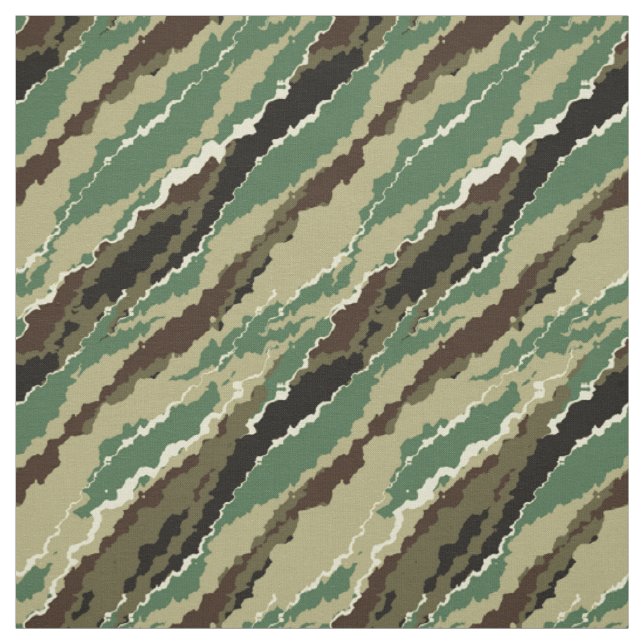 Tecido Camouflage Hakki avistou padrão riscado (Modelo)