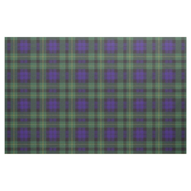 Tecido Campbell do tartan do Scottish da xadrez de (Jarda)