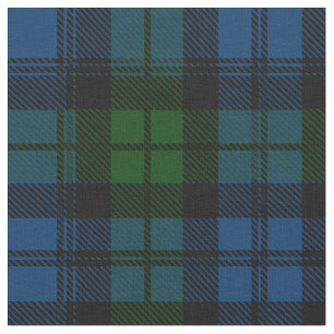 Tecido Campbell Scottish Clan Tartan Azulejo maior