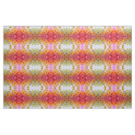 Tecido Campo Girassol Vintage Amarelo Rosa Quente Antiqua