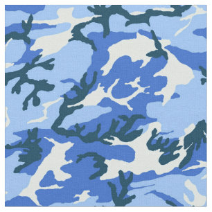 Tecido Camuflagem Azul do Céu Florestal