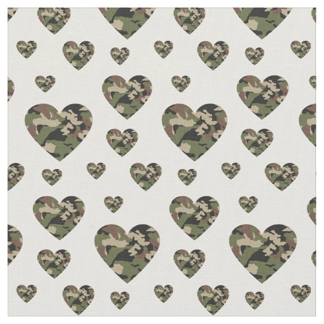 Tecido Camuflagem Camo Hearts Country (Detalhe)