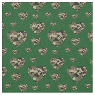 Tecido Camuflagem Camo Hearts Country