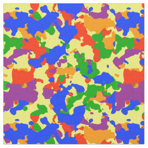 Tecido Camuflagem Colorida Arco-íris Sem Costura Camuflad