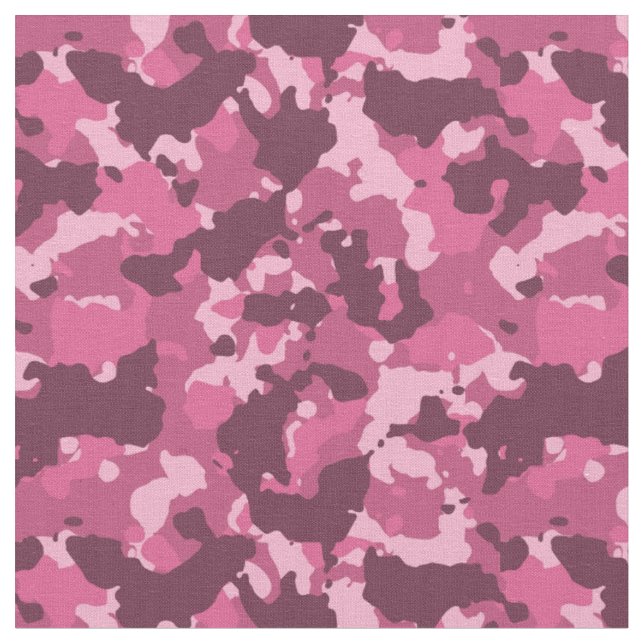 Tecido Camuflagem Militar Camo Rosa Divertido Para ela (Detalhe)