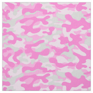 Tecido Camuflagem Rosa