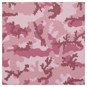 Tecido Camuflagem rosa
