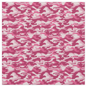 Tecido Camuflagem Rosa