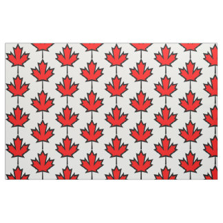 Tecido Canadense Maple Leaf