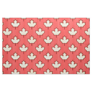 Tecido Canadense Maple Leaf
