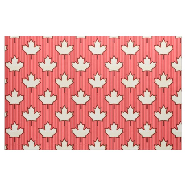 Tecido Canadense Maple Leaf (Fat Quarter)