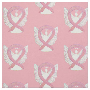 Tecido Cancer Mama Sensibilização Rosa Fita Material An