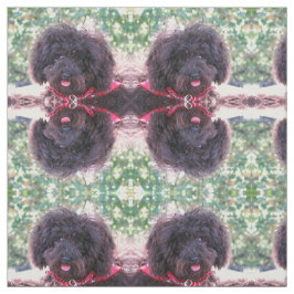 Tecido Caniche diminuta preta