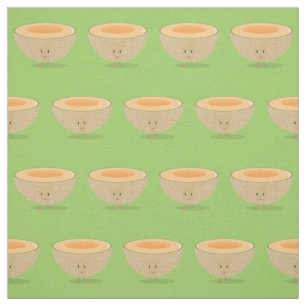 Tecido Cantaloupe de sorriso