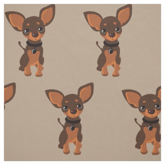 Tecido Cão Cachorro Cachorro Chinhuahua (Modelo)