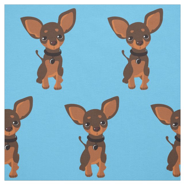Tecido Cão Cachorro Cachorro Chinhuahua (Modelo)