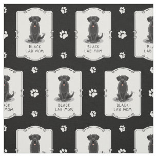 Tecido Cão-de-Obra Negra (Labrador Retriever Mãe)