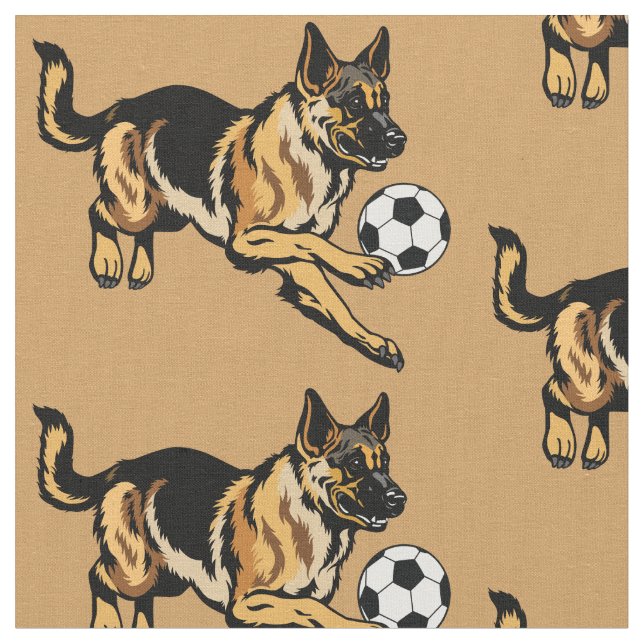 Tecido cão german shepherd (Detalhe)