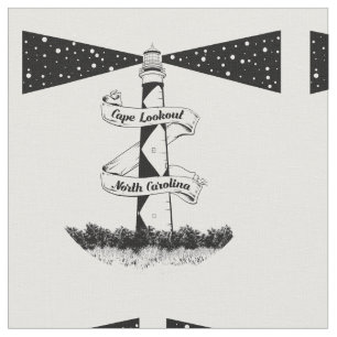 Tecido Cape Lookout Lighthouse Carolina do Norte