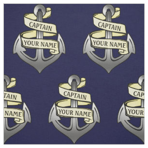 Tecido Capitão de navio customizável sua novidade