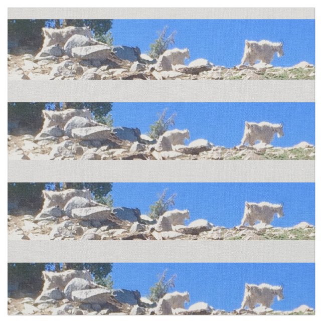 Tecido Caprinos da Montanha Azul (Detalhe)