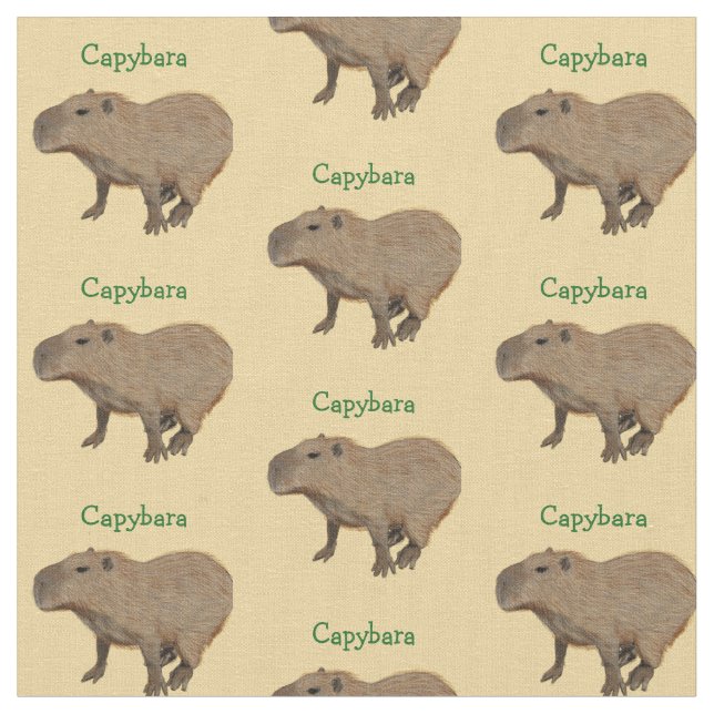 Tecido Capybara Personalizável (Detalhe)