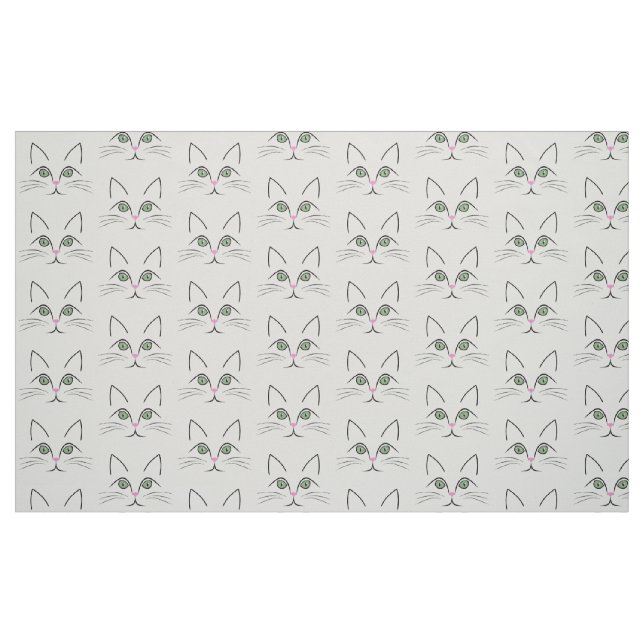 Tecido Cara de gato (Fat Quarter)