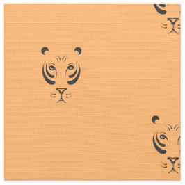 Tecido Cara do tigre