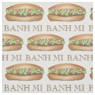 Tecido Carne de porco vietnamita Banh Mi Sanduíche Comida