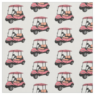 Tecido Carrinho de golfe / desenho animado de buggy de go