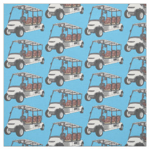 Tecido Carrinho de golfe / desenho animado de buggy de go