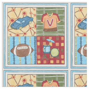 Tecido Carro, Jersey, futebol e kit de tambor