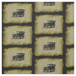 Tecido Carro Velho Clássico no Padrão Vintage