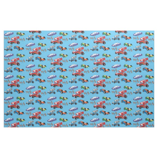 Tecido Carros de corridas (Fat Quarter)