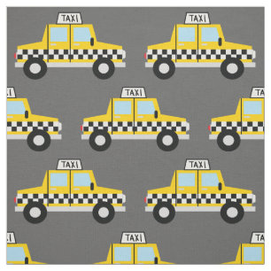 Tecido Carros De Táxi Para Rapazes