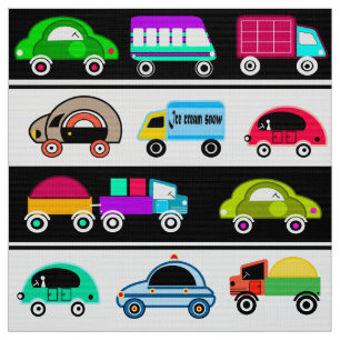 Tecido Carros para crianças