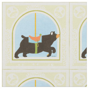 Tecido Carrossel Bear de June Erica Vess