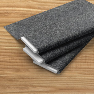 Tecido Carvão Grain Faux Leather