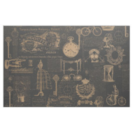 Tecido Casa da quinta velha do roteiro | de Paris | do