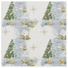 Tecido Casamento de Natal Branco