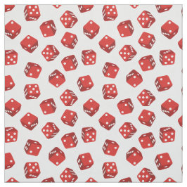 Tecido Casino Craps Game Red Dice